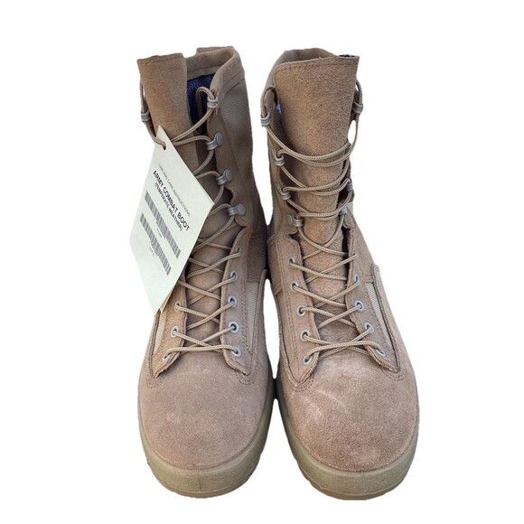 McRae Footwear Military Boots GORE-TEX Vibram Combat Desert Tan Mens Size 11.5N - Picture 1 of 13